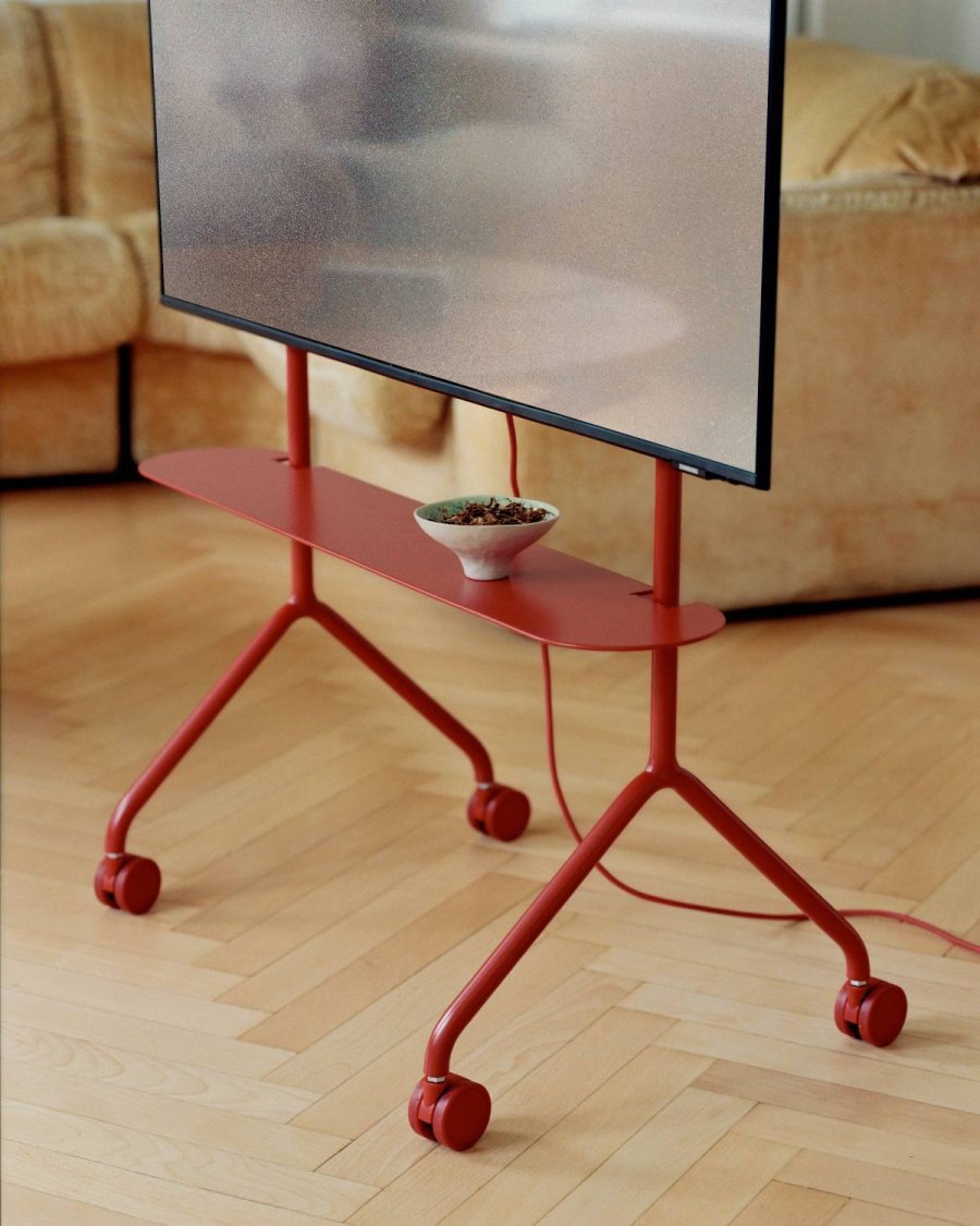 Pedestal Moon Light Regal 82 cm, Burnin' Red
